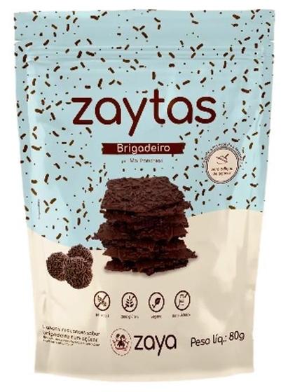 Imagem de Kit 6X: Biscoito Zaytas Brigadeiro Sem Glúten Zaya 80G