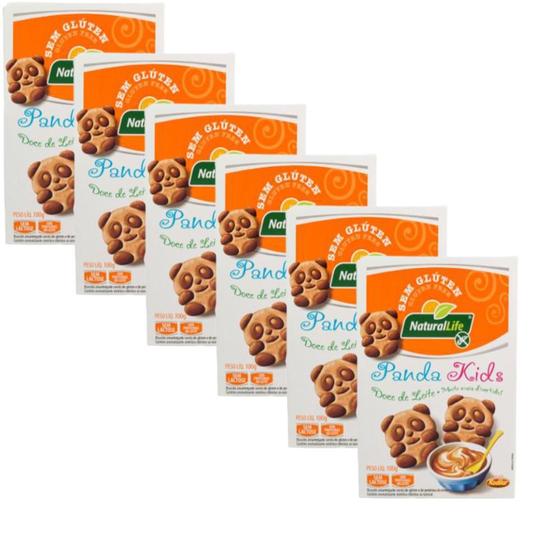 Imagem de Kit 6X De: Biscoito Panda Kids 100G