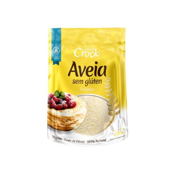 Kit 6X: Farinha de Aveia Sem Glúten Leve Crock 200g é boa?