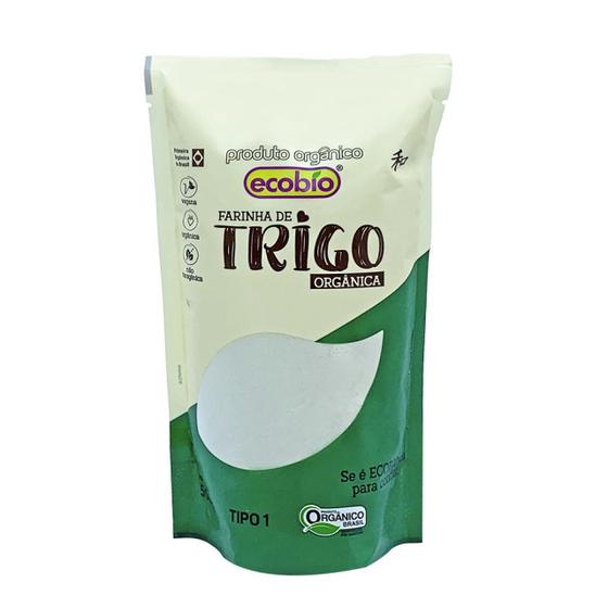 Imagem de Kit 6X: Farinha De Trigo Branca Orgânica Ecobio 500G