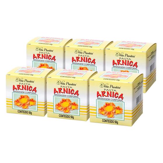 Imagem de Kit 6x Pasta Arnica Massagem Corporal 50g - Vitalab