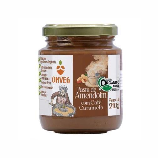 Imagem de Kit 6X: Pasta De Amendoim Com Café Orgânica Onveg 210G