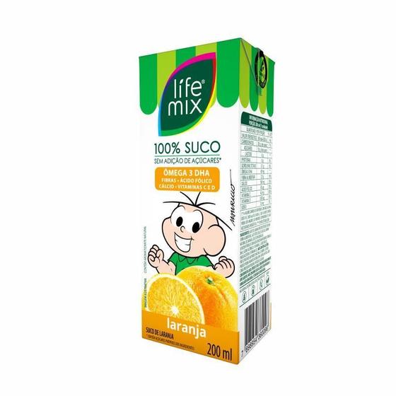 Imagem de Kit 6X: Suco Kids Laranja Life Mix 200Ml