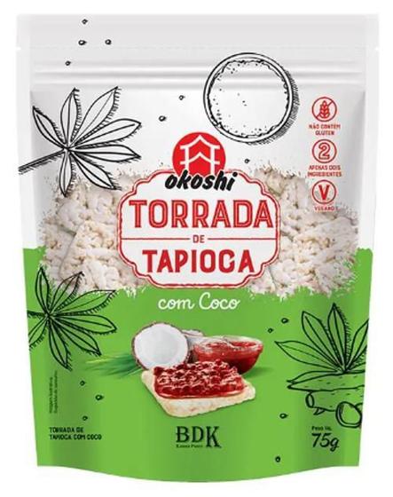 Imagem de Kit 6X: Torrada De Tapioca Com Coco Okoshi 75G