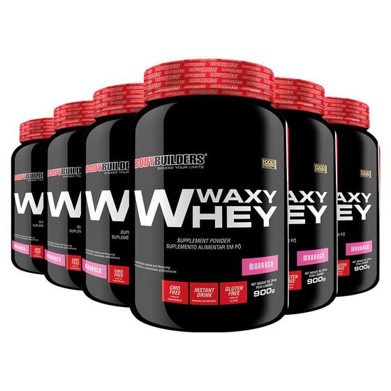 Imagem de Kit 6x Whey Protein Waxy Whey 900g - Bodybuilders