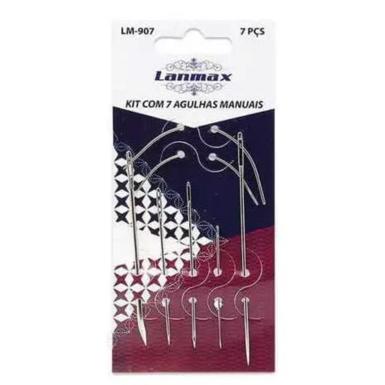 Kit 7 Agulhas Manuais Lanmax LM-907 Menor preço em Kit 7 Agulhas Manuais Lanmax LM-907