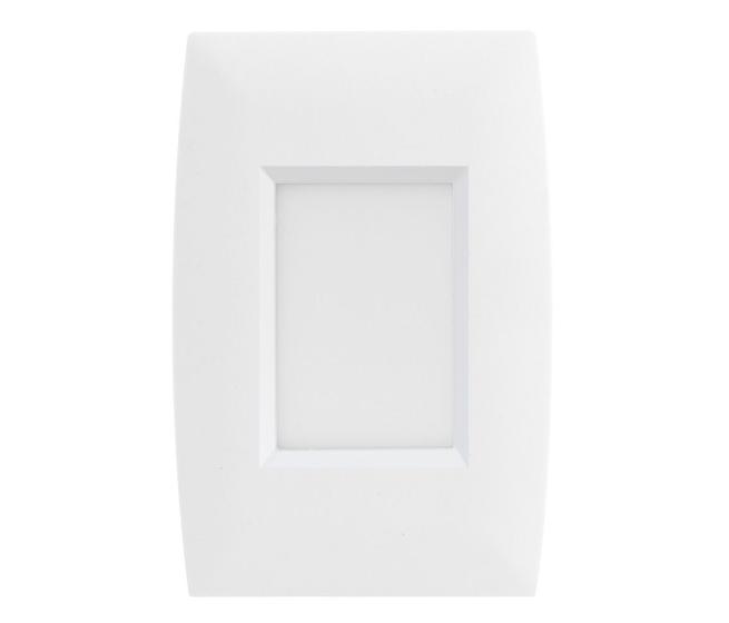 Imagem de Kit 7 Balizador Eco Embutir 4x2 Led 2w Branco Frio 6500k