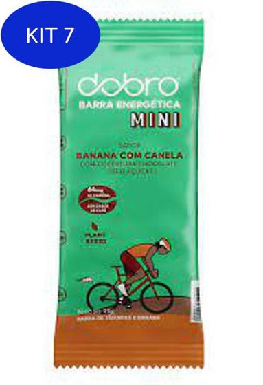 Imagem de Kit 7 Barra Energética Banana Com Canela E Chocolate Dobro