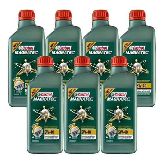 Imagem de Kit 7 Castrol Magnatec 5w40 Sintético Vw 50888/50999