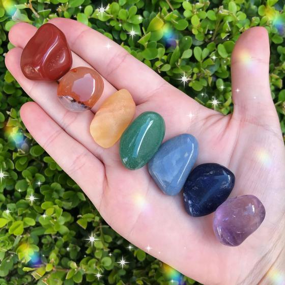 Imagem de Kit 7 Chakras para Bolso - Equilíbrio Energético 