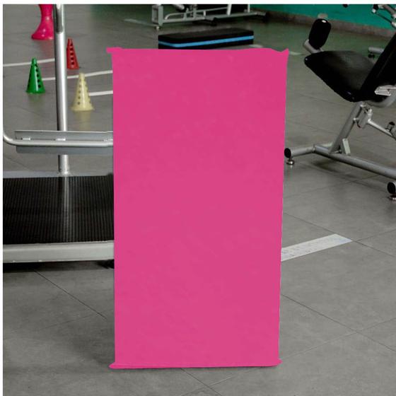 Imagem de Kit 7 Colchonete Ginastica Academia Creche Yoga Fitness 95X59X3 material sintético Pink - D A DECOR