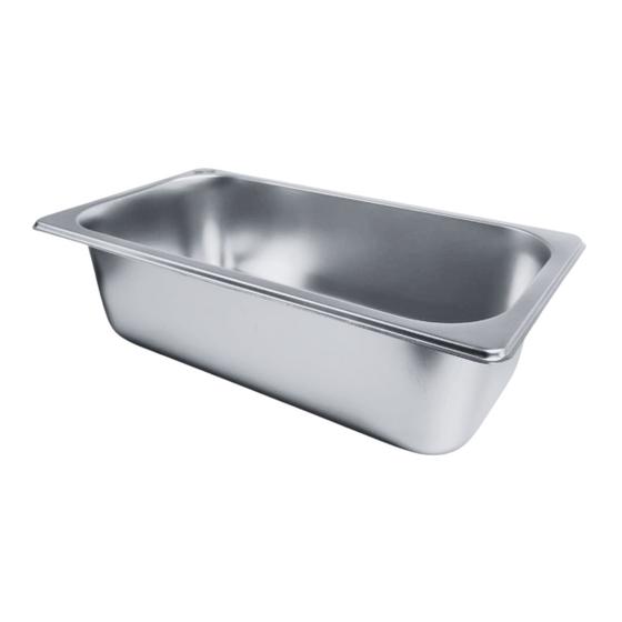 Imagem de Kit 7 Cubas Inox Gn 1/3 X100 Mm Self Service Restaurante