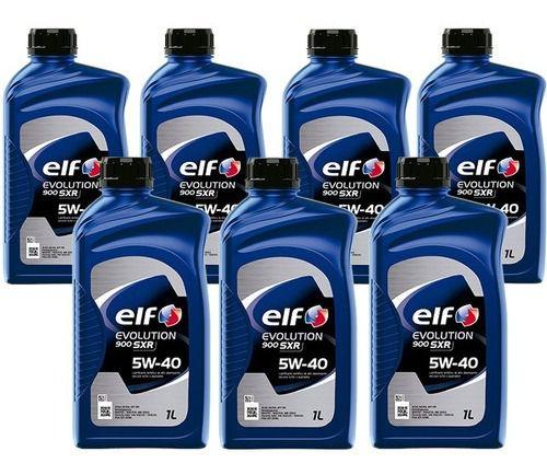 Imagem de Kit 7 Elf Evolution Sxr 5w40 100% Sintético