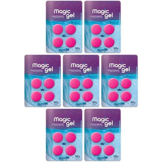 Imagem de Kit 7 Magic Gel Pastilha Clarificante Piscina - Domclor