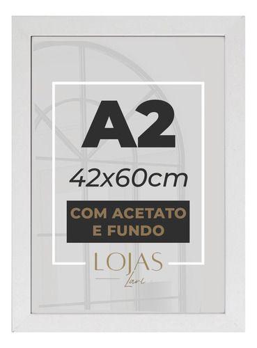 Imagem de Kit 7 Molduras Quadro A2 42x60 Com Acetato Poster Premium