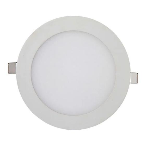 Imagem de Kit 7 Painéis de Led Embutir 12w Redondo Branco Frio Bivolt