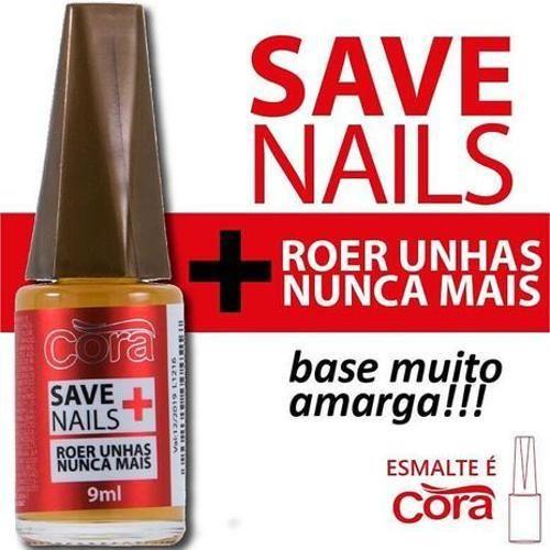 Imagem de Kit 7 Save Nails Roer Unhas Nunca Mais 9ml - Cora