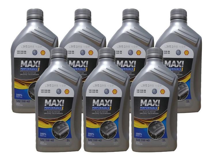 Imagem de Kit 7 Shell Maxi Performance 5w40  Sint