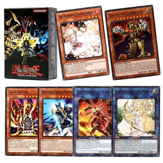 Imagem de Kit 72 Cartas Yu-Gi-Oh! Trading Card Game Duelo Coleção