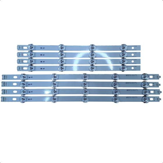 Imagem de Kit 8 Barras de Led LG AGF78400401 modelo 39LN549C Original