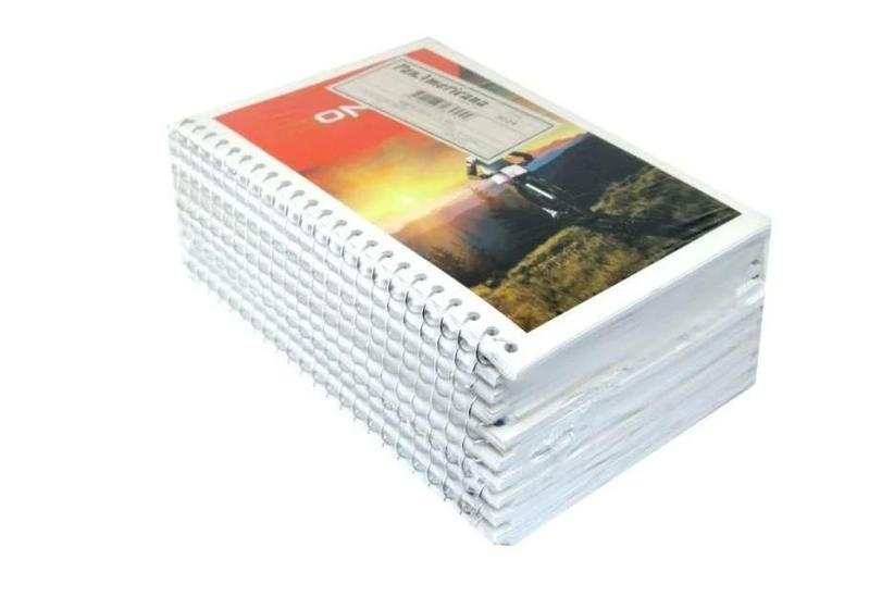 Imagem de Kit 8 Cadernos Com Espiral Capa Fléxivel1 Matéria 48 Folhas
