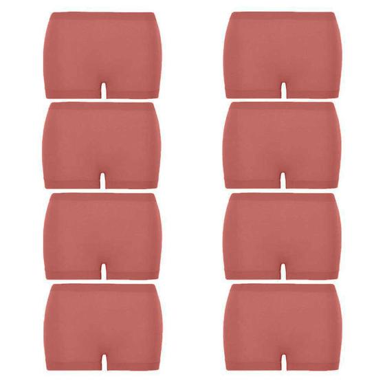 Kit 8 Calcinhas Boxer Sem Costura Lupo 40905-108 Imagem de Kit 8 Calcinhas Boxer Sem Costura Lupo 40905-108