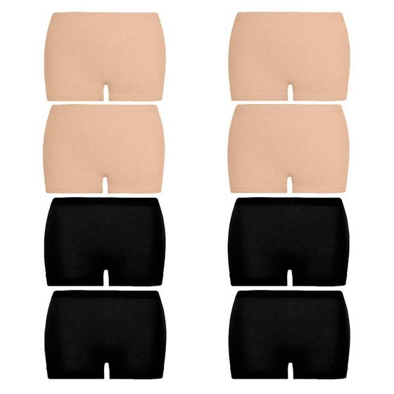 Imagem de Kit 8 Calcinhas Boxer Sem Costura Lupo Sortidas 40905-1085000