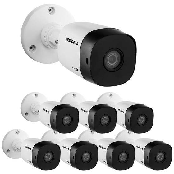 Imagem de Kit 8 Câmeras Multi HD 1 Megapixel 3.6mm 15m VHD 1015 B G7 Intelbras