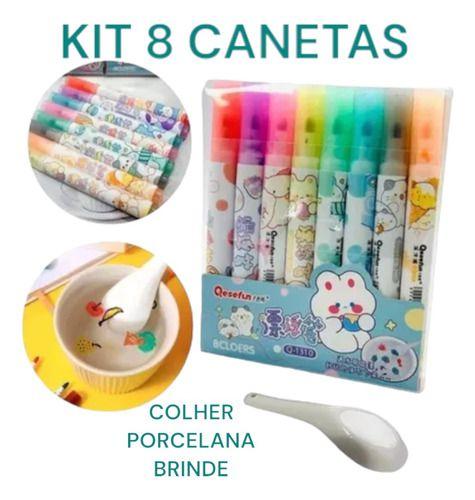 Imagem de Kit 8 Canetinhas Flutua Água Caneta Mágica Desenho Flutuante