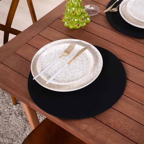 Imagem de Kit 8 Capa de Sousplat + Base MDF Mesa Posta Natal