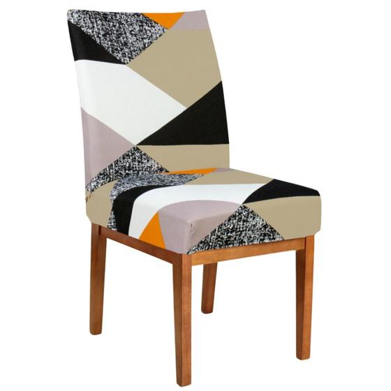 Imagem de Kit 8 Capas de Cadeiras de Jantar Sueter Luxo Moderna