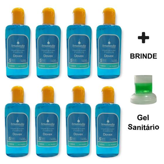 Imagem de Kit 8 Cheirinho Concentrado Desinfetante Limpeza Essência Casa Ambiente 140ml Senalândia - Envio Já