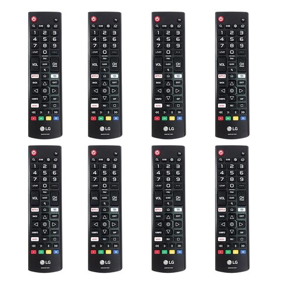 Imagem de Kit 8 Controles Remotos Lg Tv Smart Akb75675304