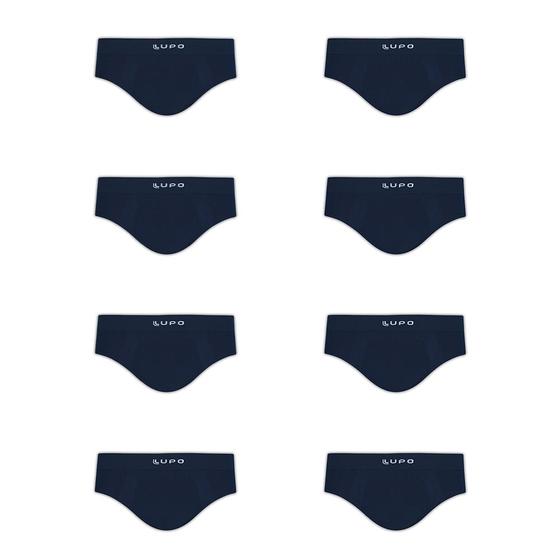 Kit 8 Cuecas Lupo Slip Micromodal Sem Costura 00681-108 Menor preço em Kit 8 Cuecas Lupo Slip Micromodal Sem Costura 00681-108