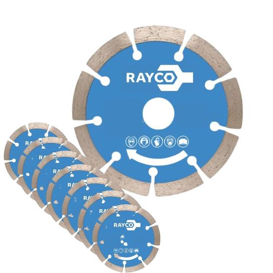 Imagem de Kit 8 Discos Para Concreto Diamantado Segmentado P/ Makita