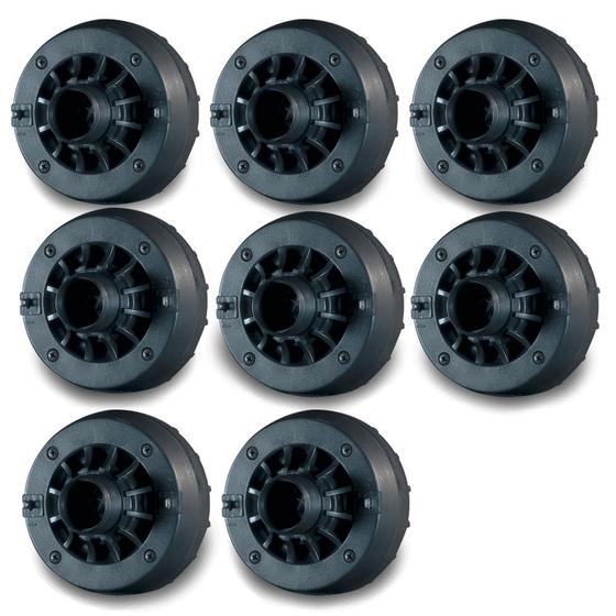 Imagem de Kit 8 Driver Orion 120w Rms 8 Ohms Com 8 Cornetas Longas