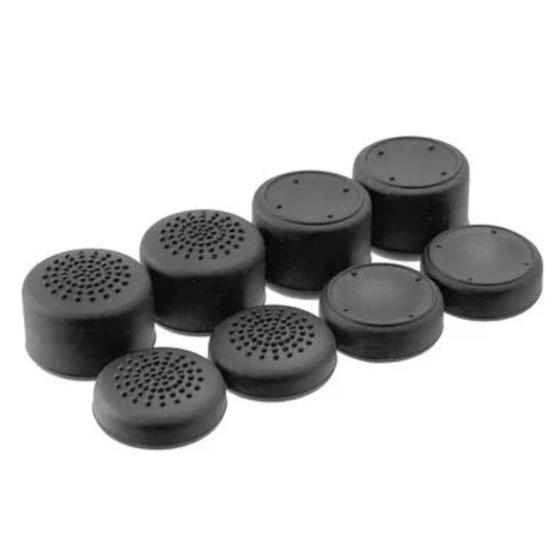 Imagem de Kit 8 Grips Controle videogame Extensores Analógicos Borracha