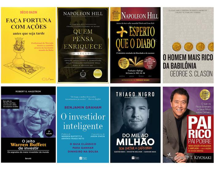 Imagem de Kit 8 Livros Desenvolvimento Pessoal E Financeiro- Faça Fortuna