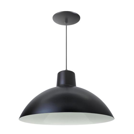 Imagem de Kit 8 Luminária Pendente Chinesa 33cm Interior Branco Brilho Com Fiação 110/220v