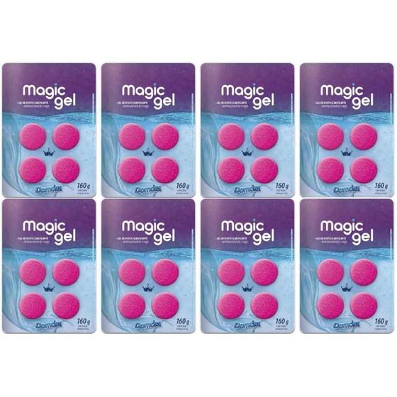 Imagem de Kit 8 Magic Gel Pastilha Clarificante Piscina - Domclor