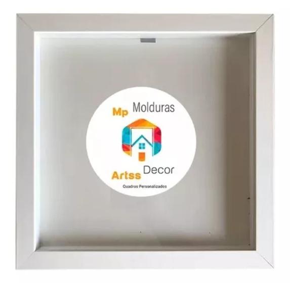 Imagem de Kit 8 Molduras 25x25 Caixa Alta Com Profundidade
