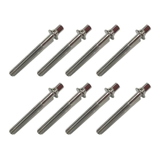 Imagem de Kit 8 Parafuso Afinação De Bateria 50mm X 5mm 7/32 