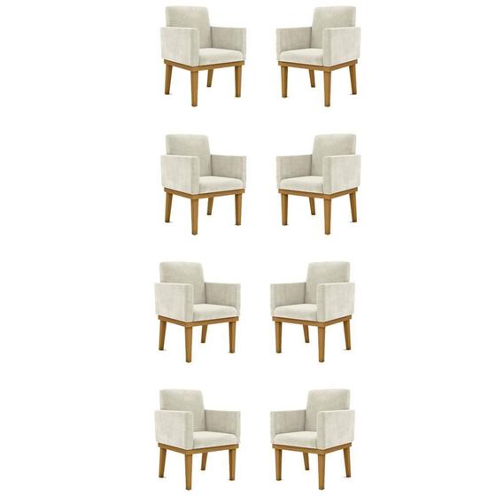 Imagem de Kit 8 Poltronas Decorativa Reforçada Oferta - Balaqui Decor