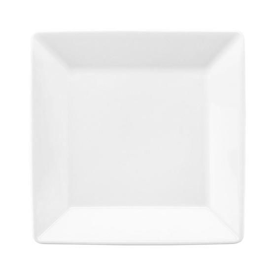 Imagem de Kit 8 Pratos de Sobremesa Quartier White Oxford Porcelana 20cm