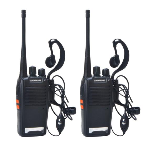 Imagem de Kit 8 Radios Comunicador Baofeng 777s Profissional