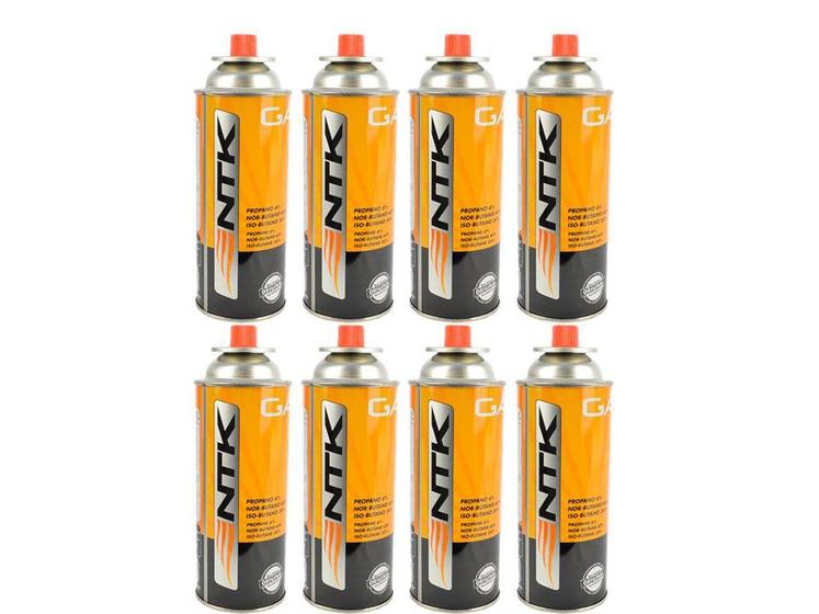 Kit 8 refil gás butano nautika 227g Menor preço em Kit 8 refil gás butano nautika 227g