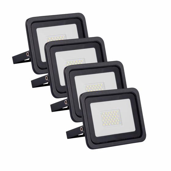 Imagem de Kit 8 Refletor Led 30w Branco Frio Holofote Resistente D'água