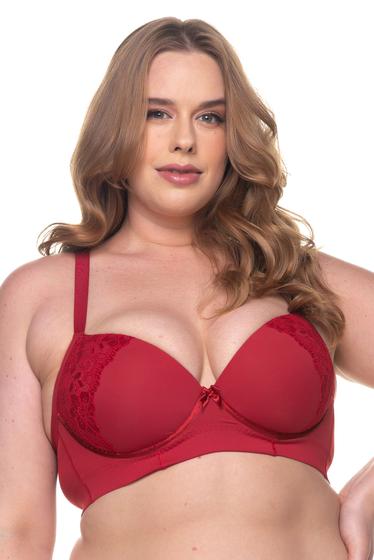 Imagem de Kit 8 Sutiã Nadador Plus Size Reforçado Renda Bojão Soutien Sutia Bojo Feminina Sensual Pingente Blogueirinha Lingerie