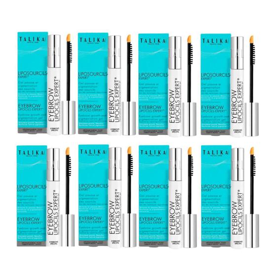 Imagem de Kit 8 Talika Eyebrow Lipocils Expert Tratamento para Sobrancelhas - 10ml