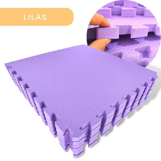 KIT 8 TAPETE TATAME DE EVA GROSSO 50x50cm 20mm - DIVERSAS CORES (2m² ...